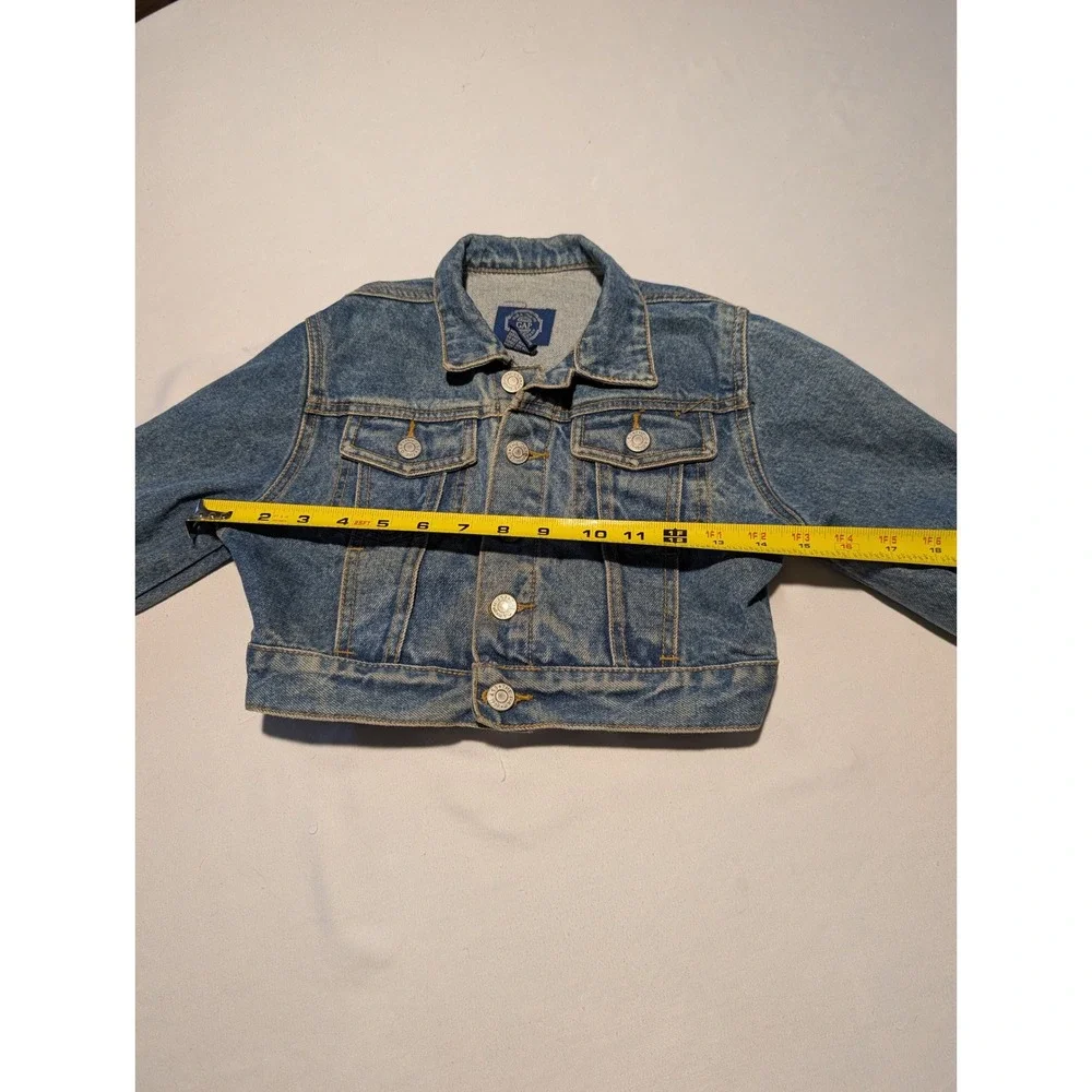 Vintage 80s GapKids Denim Jacket Blue Jean Trucker XS 1988/89 Photoshoot Prop